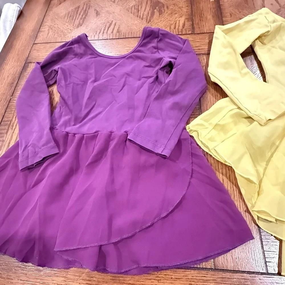 Ballet Leotard With Skirt Lot 2 Leos Size 6-7 Dance‎ Lessons Princess